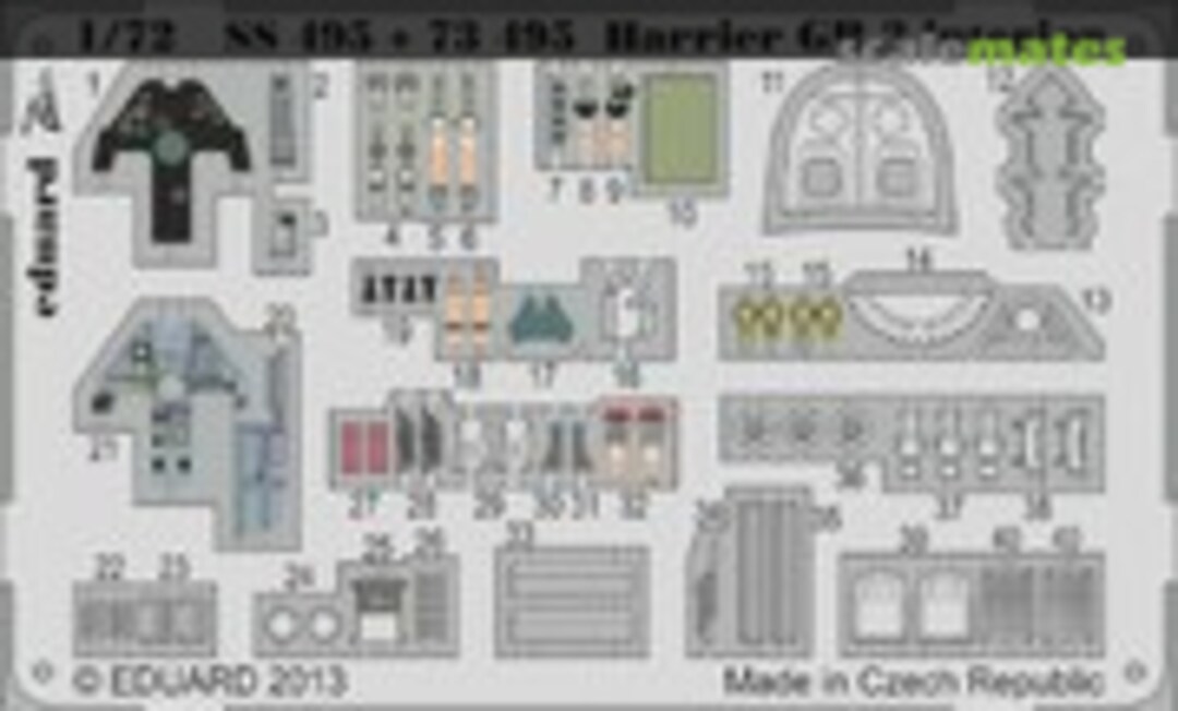 1:72 Harrier GR.3 interior (Eduard SS495)