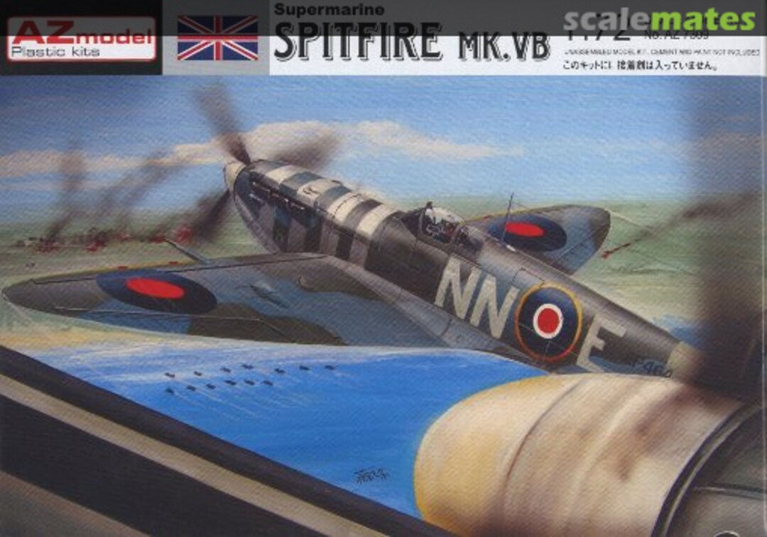 Boxart Supermarine Spitfire Mk.Vb AZ7309 AZmodel