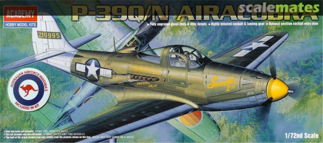 Boxart P-39Q/N Airacobra 2177 Academy