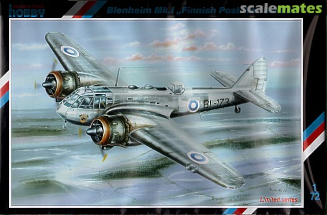 Boxart Blenheim Mk.I "Finnish Post-War Service" SH72202 Special Hobby