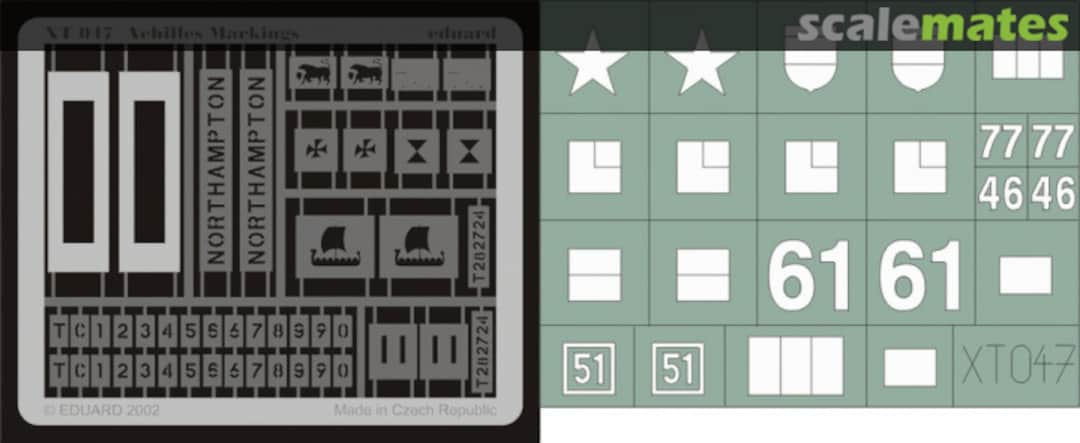 Boxart Achilles Markings XT047 Eduard
