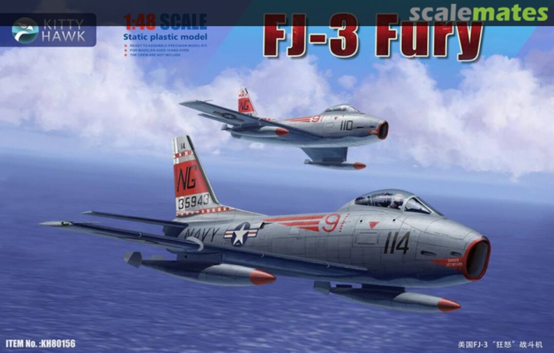 Boxart FJ-3 Fury KH80156 Kitty Hawk