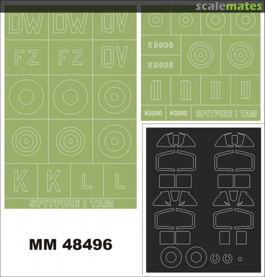 Boxart Spitfire Mk.I MM48496 Montex