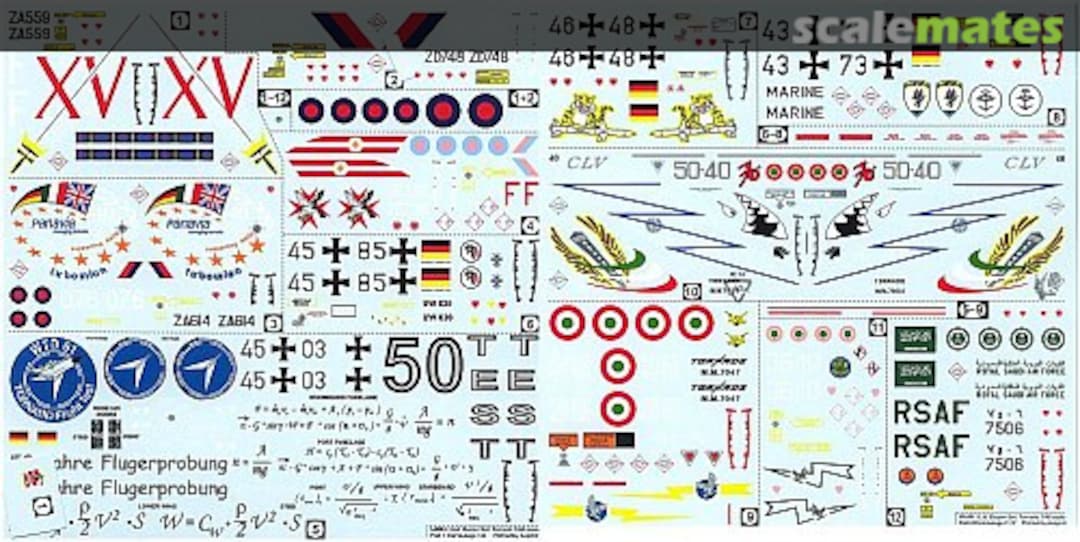 Boxart Panavia Tornado colours and markings MKD48011 Mark I