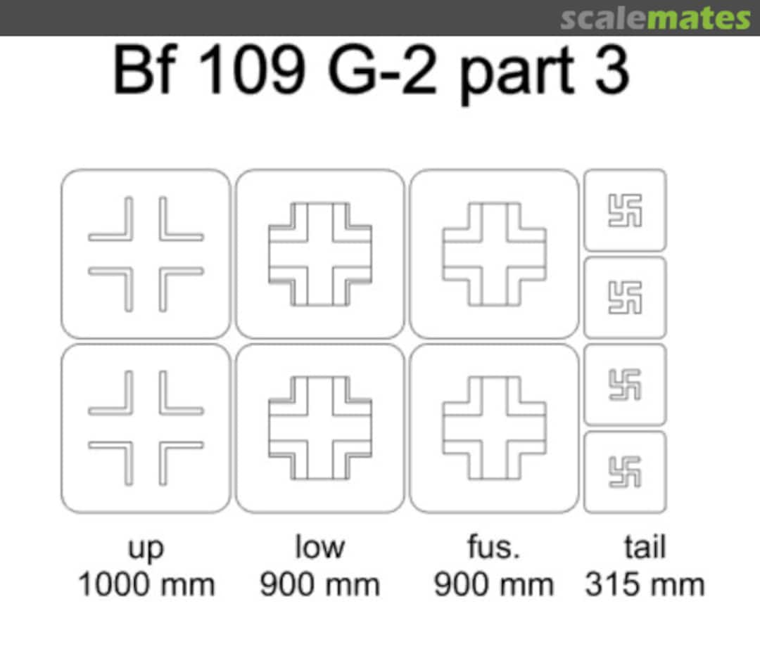 Boxart Bf 109 G-2 part 3 24011 Omask