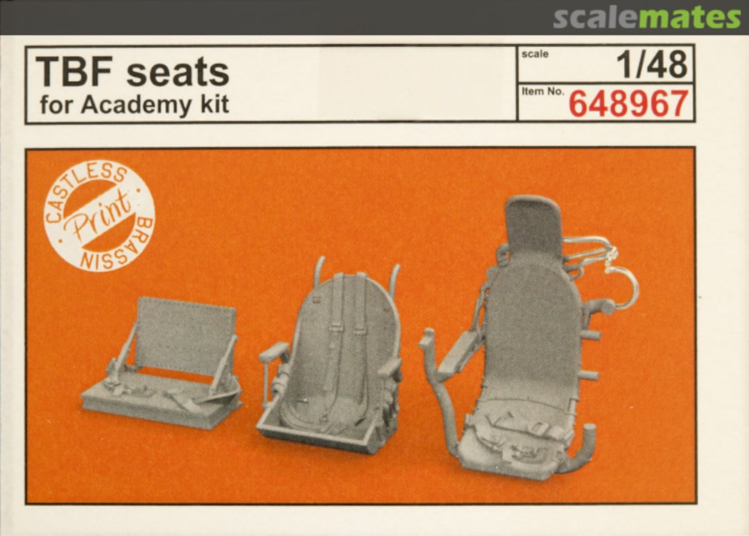 Boxart TBF Seats PRINT 648967 Eduard