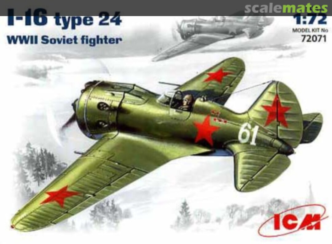 Boxart I-16 Type 24 72071 ICM