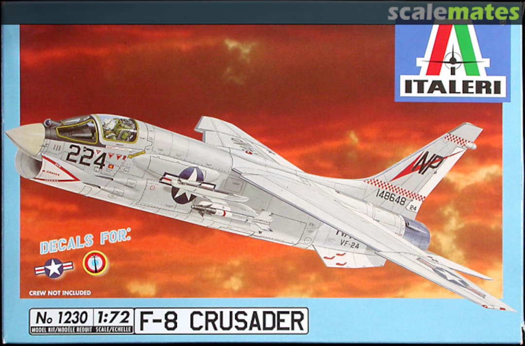 Boxart F-8 Crusader 1230 Italeri