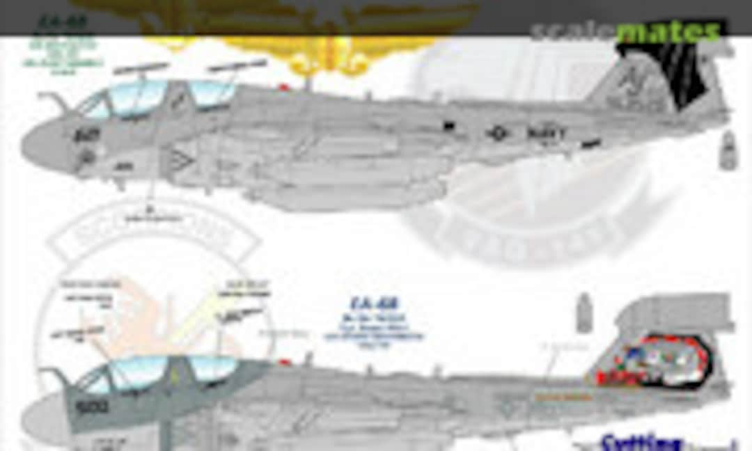 1:72 Prowlers Part 2: VAQ-141 (USS J.F. Kennedy), VAQ-132 (USS George Washington) (Cutting Edge Modelworks CED72206)