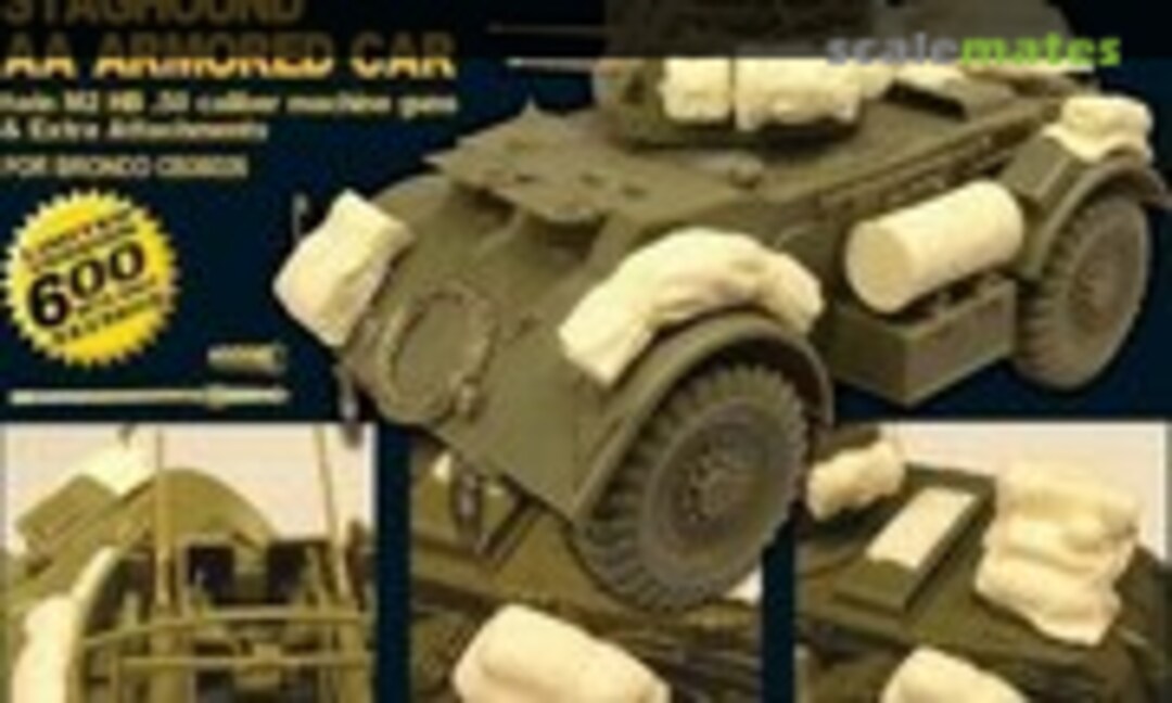 1:35 Stagehound AA Armored Car - Limited ~Bronco~ (Lion Roar LE35109)