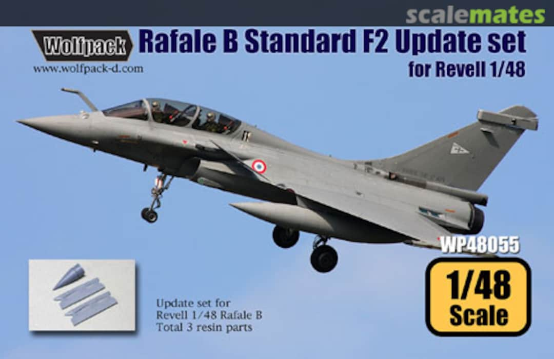 Boxart Dassault Rafale B Standard F2 Update Set WP48055 Wolfpack