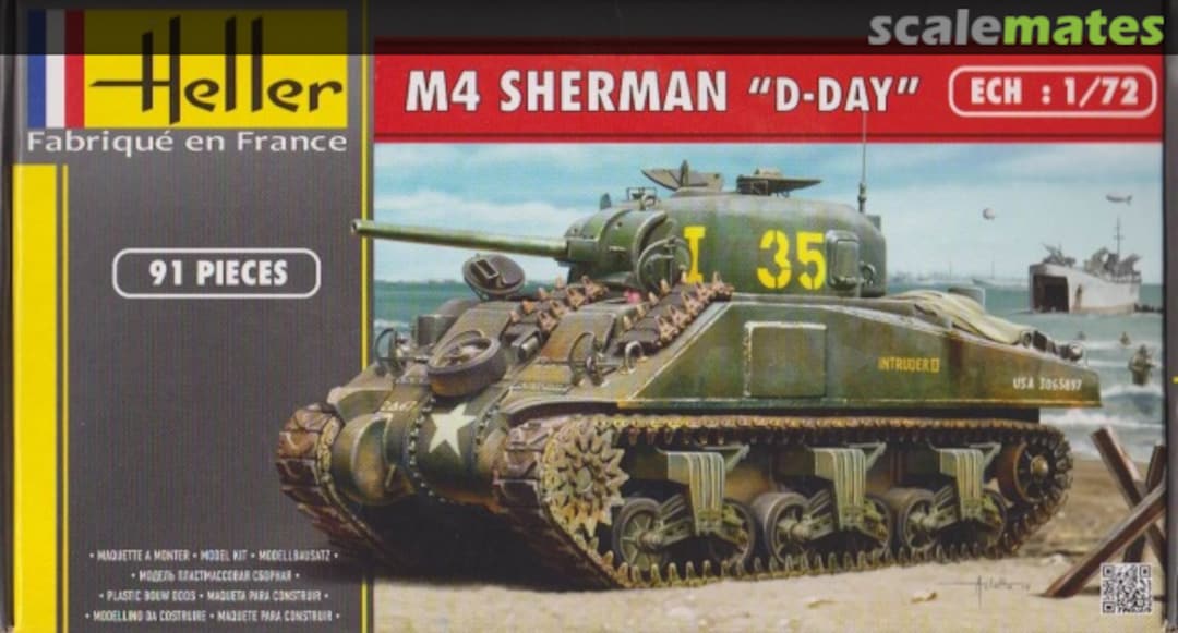 Boxart M4 Sherman "D-Day" 79892 Heller