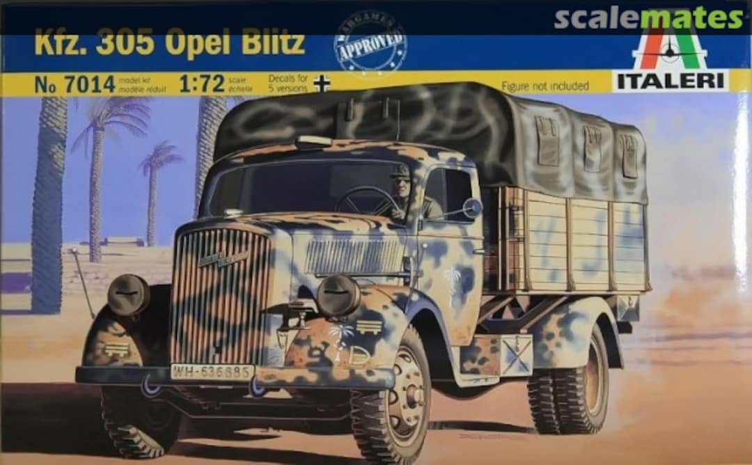 Boxart Kfz. 305 Opel Blitz 7014 Italeri