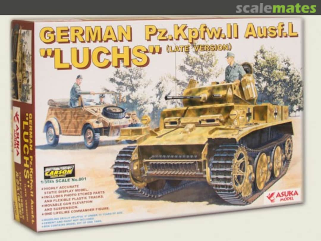 Boxart PzKpfw. II Ausf. L "Luchs" 35-001 ASUKA Model