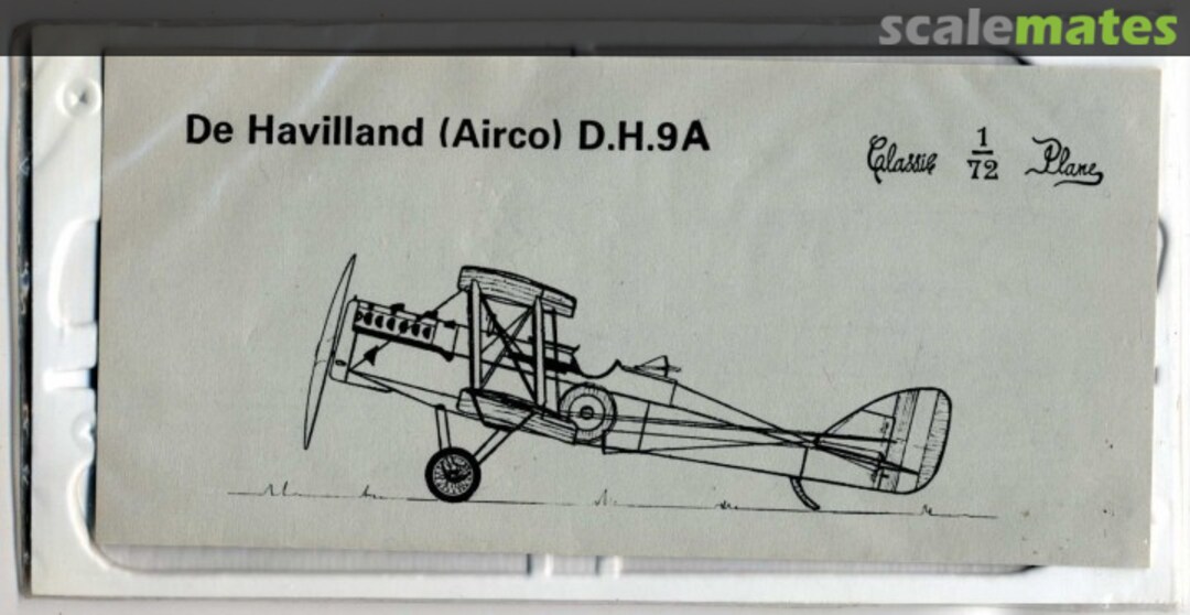 Boxart De Havilland (Airco) D.H.9A  Classic Plane