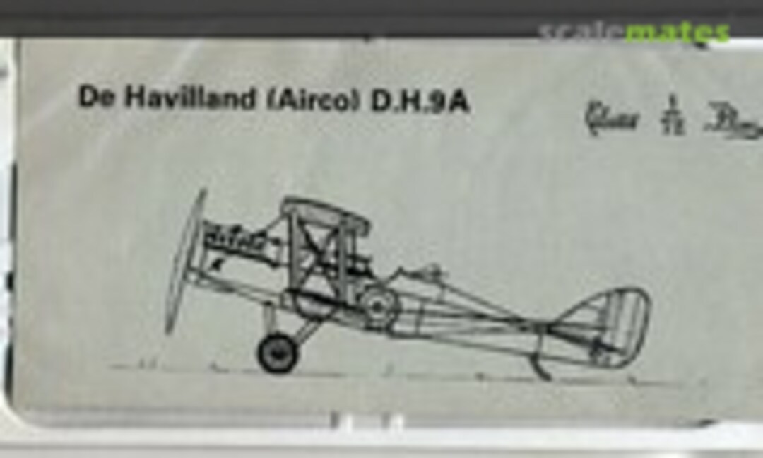 1:72 De Havilland (Airco) D.H.9A (Classic Plane )