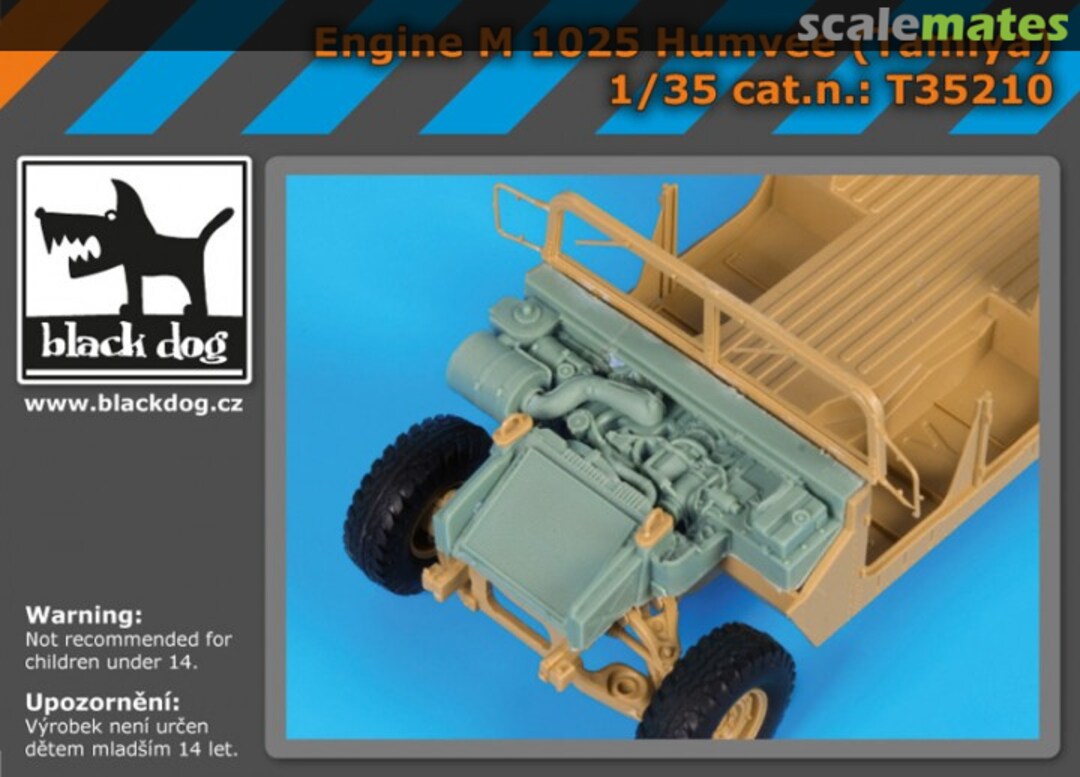 Boxart Engine M 1025 Humvee T35210 Black Dog