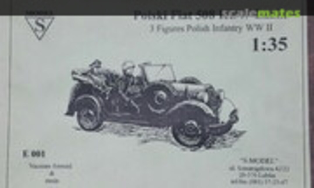 1:35 Polski Fiat 508 III/W Lazik (S-Model (Poland) E 001)