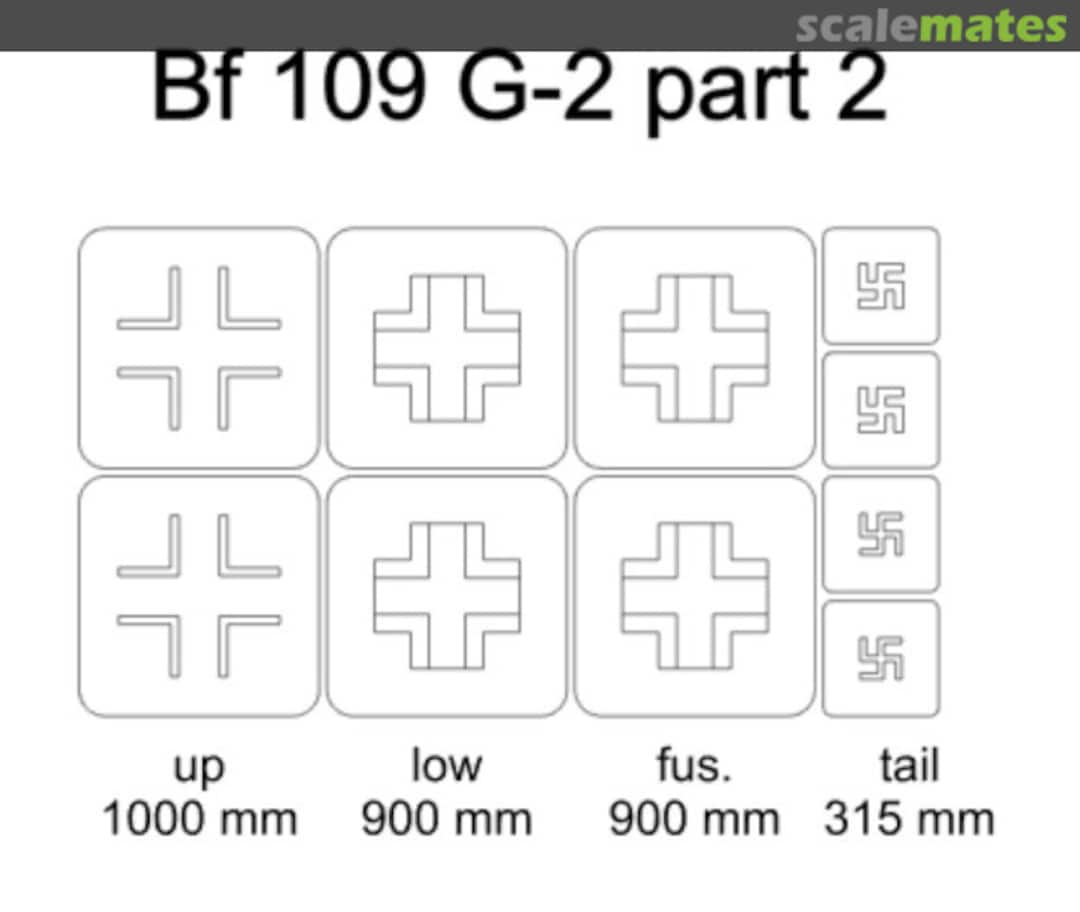 Boxart Bf 109 G-2 part 2 24010 Omask