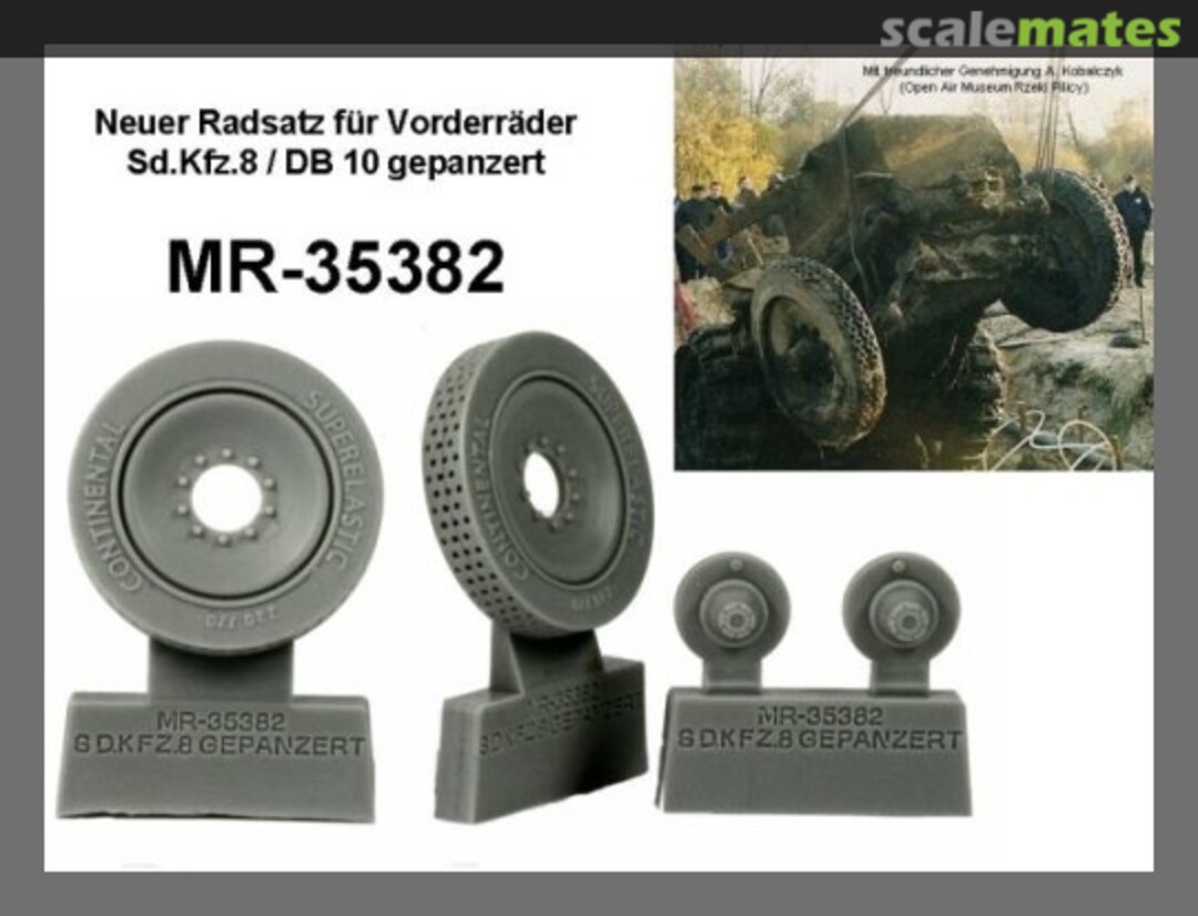 Boxart Vorderräder Sd.Kfz.8 gepanzert MR-35382 MR Modellbau