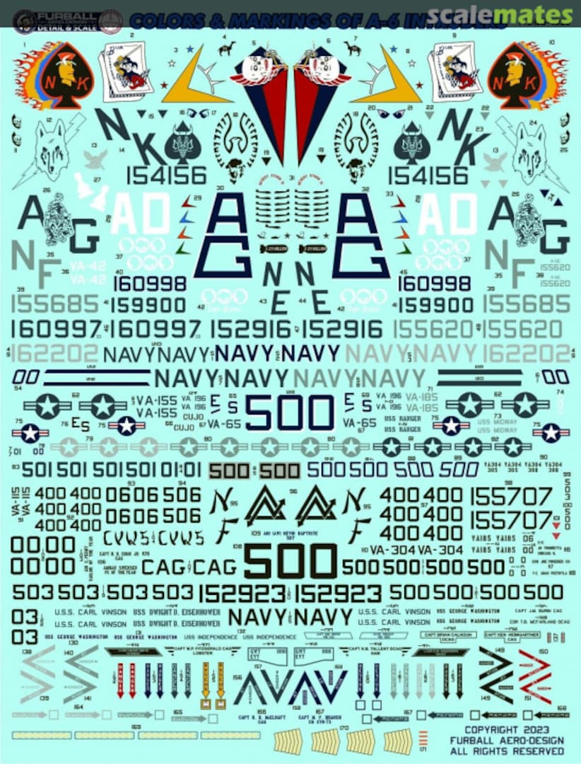 Contents Colors & Marking of A-6 Intruders F/D&S-4828 Furball Aero-Design