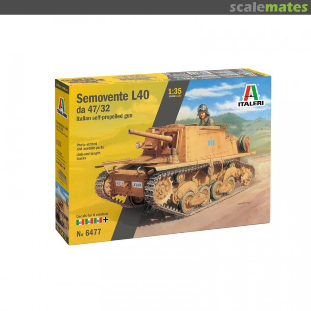 Boxart Semovente L40 da 47/32 6477 Italeri