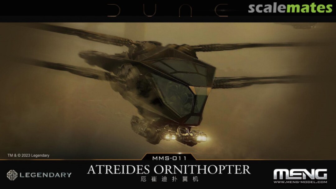 Boxart Atreides Ornithopter MMS-011 Meng Model