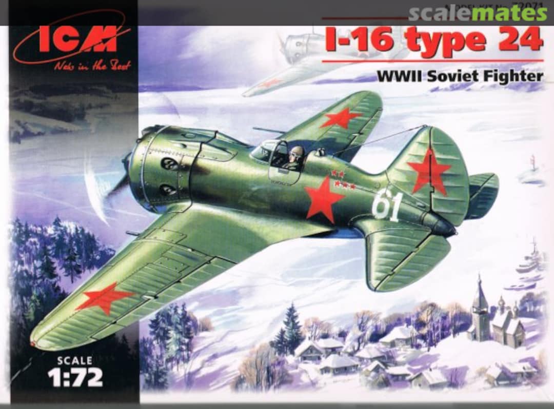 Boxart I-16 Type 24 72071 ICM