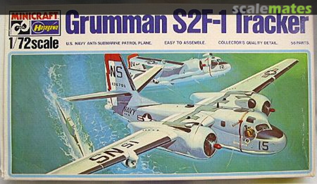 Boxart Grumman S2F-1 Tracker 102 Minicraft Hasegawa