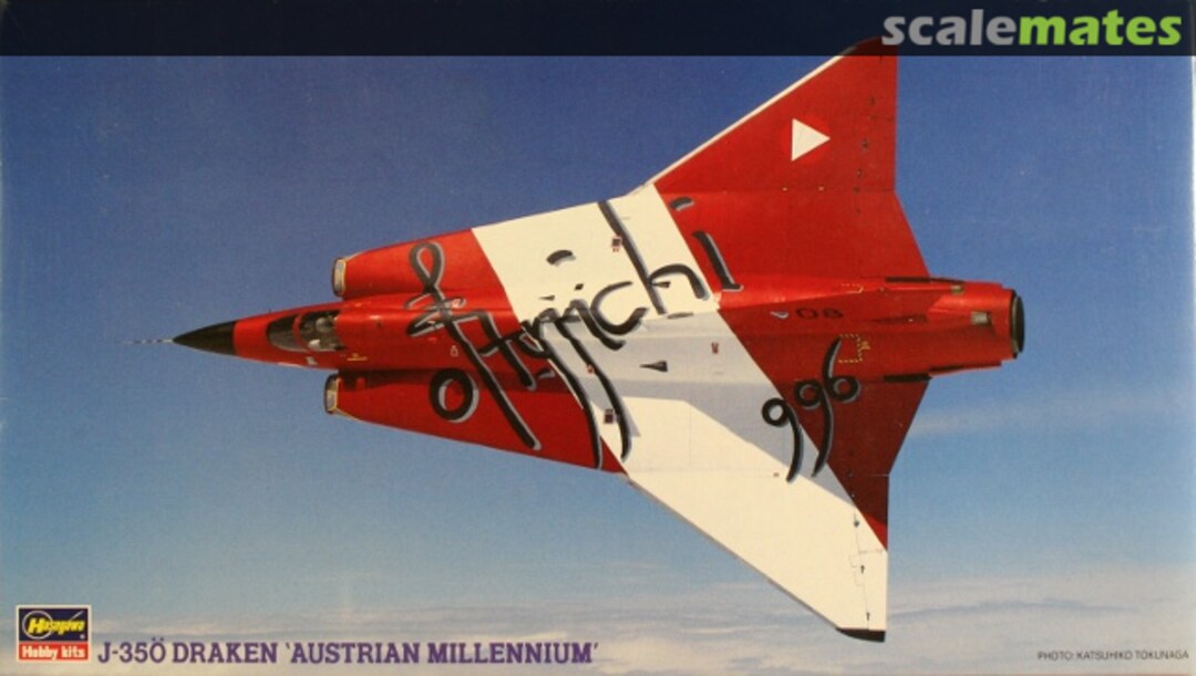 Boxart J-35Ö Draken `Austrian Millennium´ 51466 Hasegawa