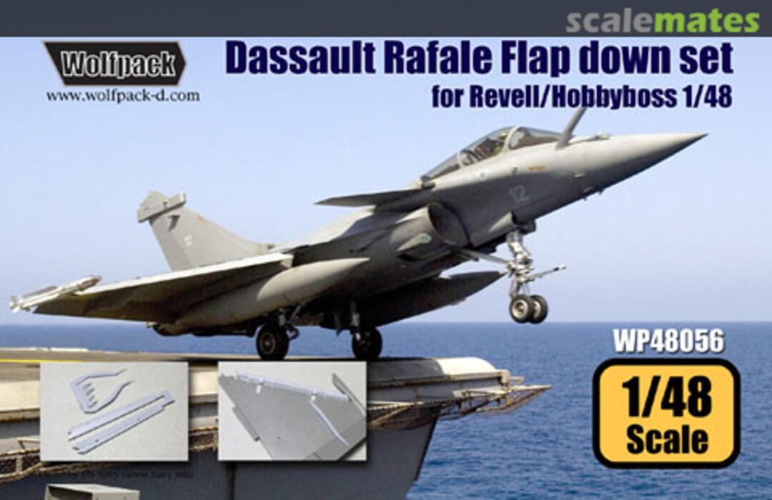 Boxart Dassault Rafale - Flap Down Set WP48056 Wolfpack