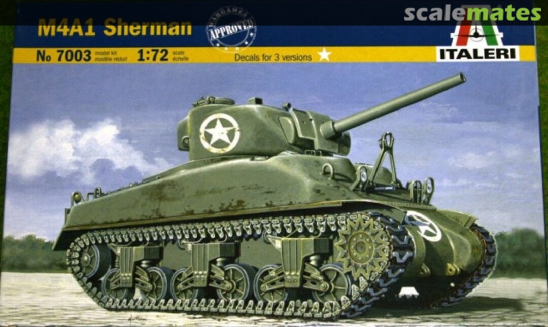 Boxart M4A1 Sherman 7003 Italeri