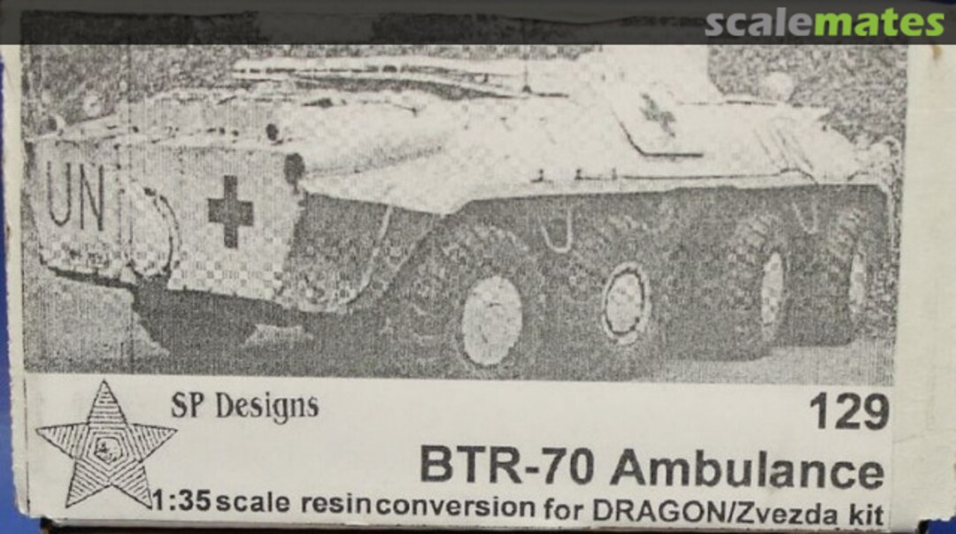 Boxart BTR-70 Ambulance conversion 129 SP Designs