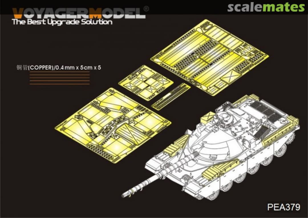 Boxart British Chieftain MBT Stoweage Bins PEA379 Voyager Model