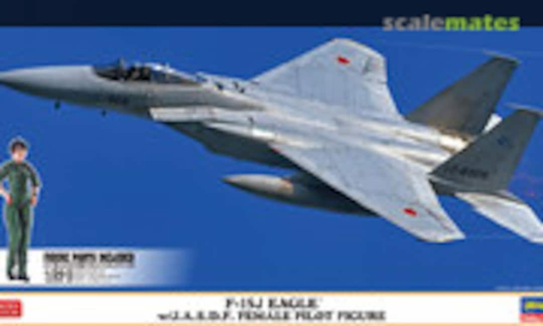 1:72 F-15J Eagle w/J.A.S.D.F. Female Pilot Figure (Hasegawa 02325)