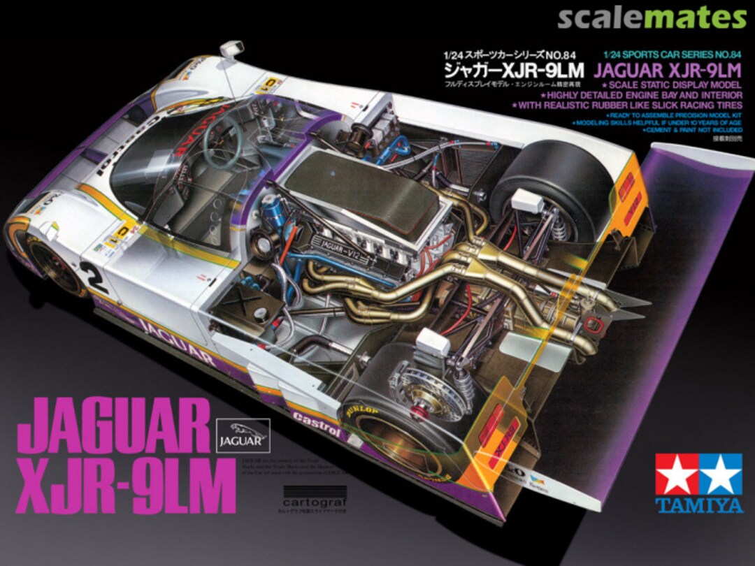 Boxart Jaguar XJR-9LM 24084 Tamiya