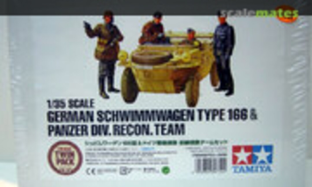 1:35 German Schwimmwagen Type 166 &amp; Panzer Div. Recon team (Tamiya 89752)