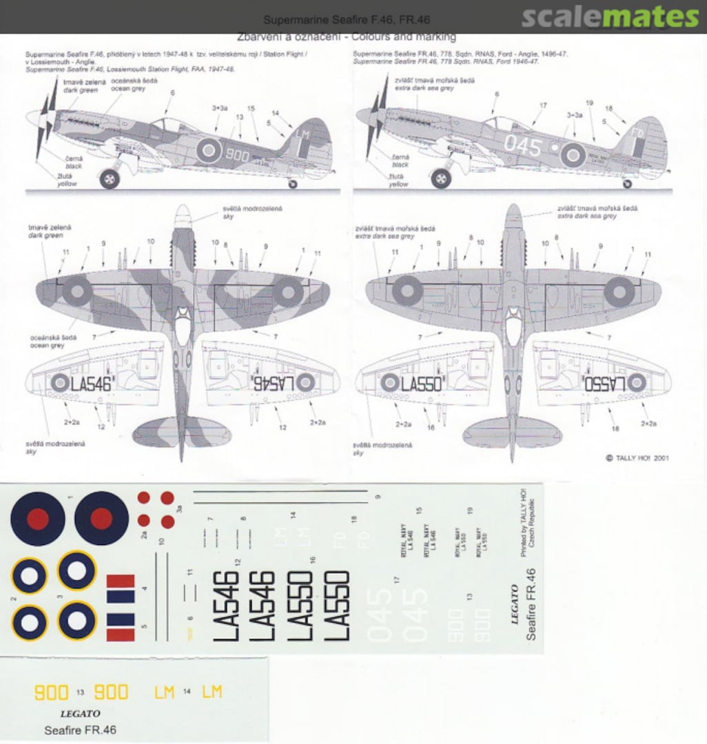 Boxart Supermarine Seafire FR.46  Legato