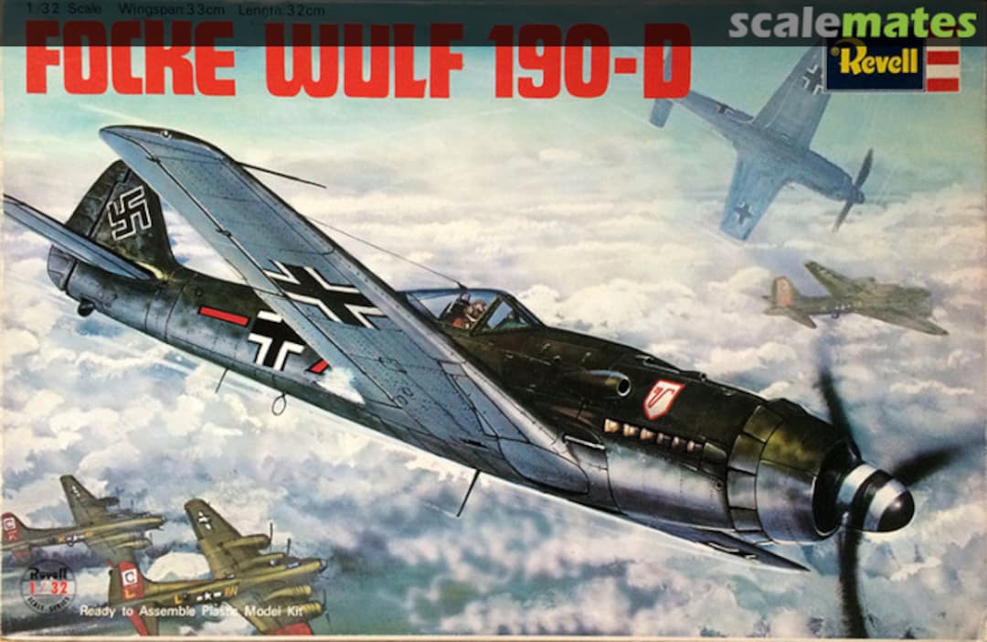 Boxart Focke-Wulf 190-D H-215 Revell Japan