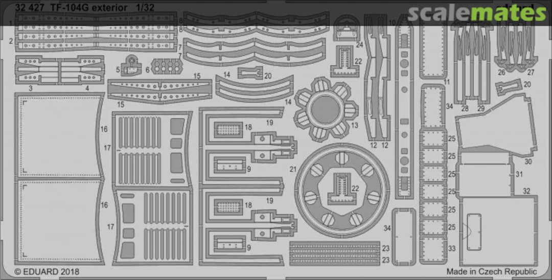 Boxart TF-104G exterior 32427 Eduard