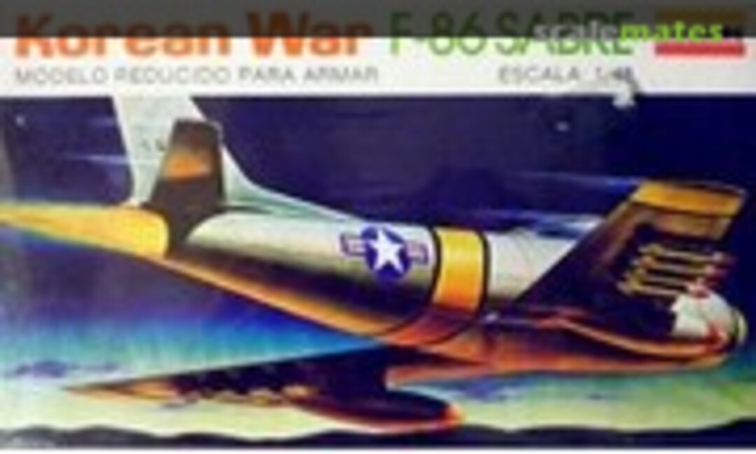 1:48 Korean War F-86 Sabre (Lindberg Venezuela 2323)