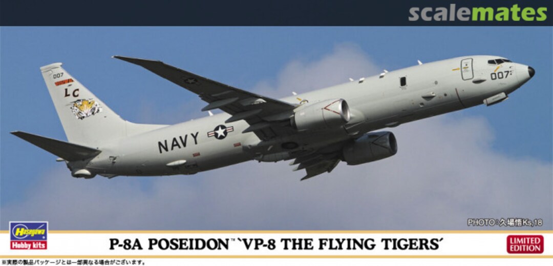 Boxart P-8A Poseidon `VP-8 The Flying Tigers´ 10830 Hasegawa