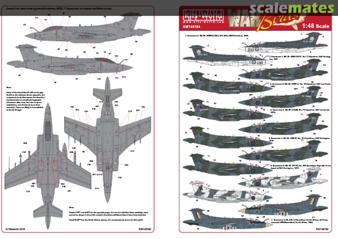 Boxart Blackburn Buccaneers S. Mk 2 Mk2A Mk2B KW148184 Kits-World