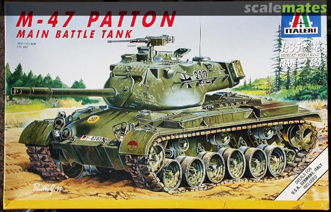 Boxart M47 Patton 265 Italeri