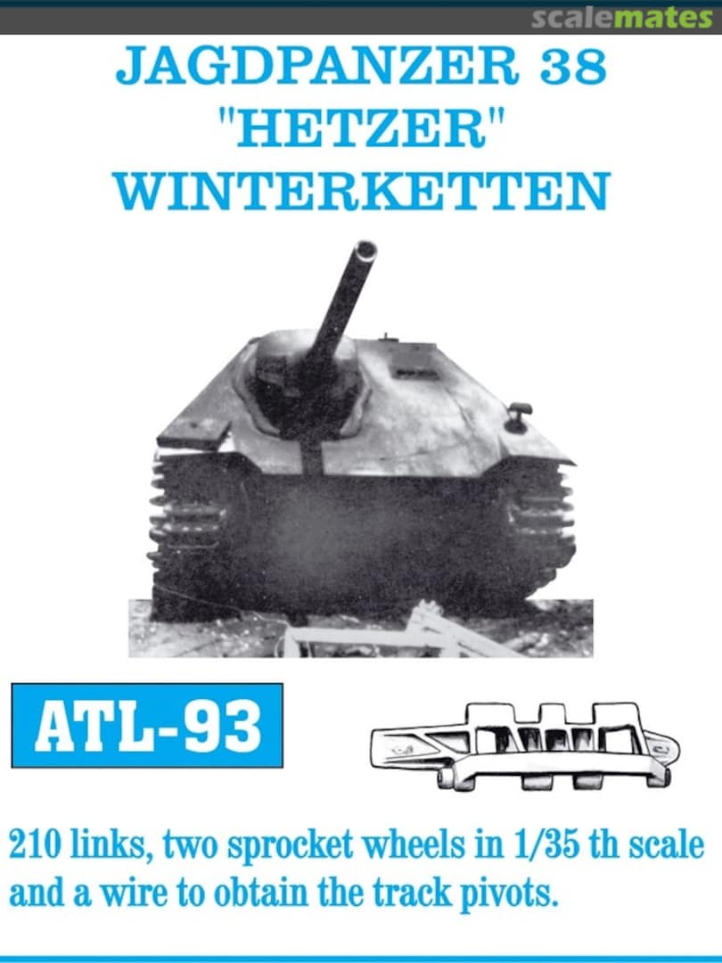 Boxart Jagdpanzer 38 Hetzer ATL-93 Friulmodel