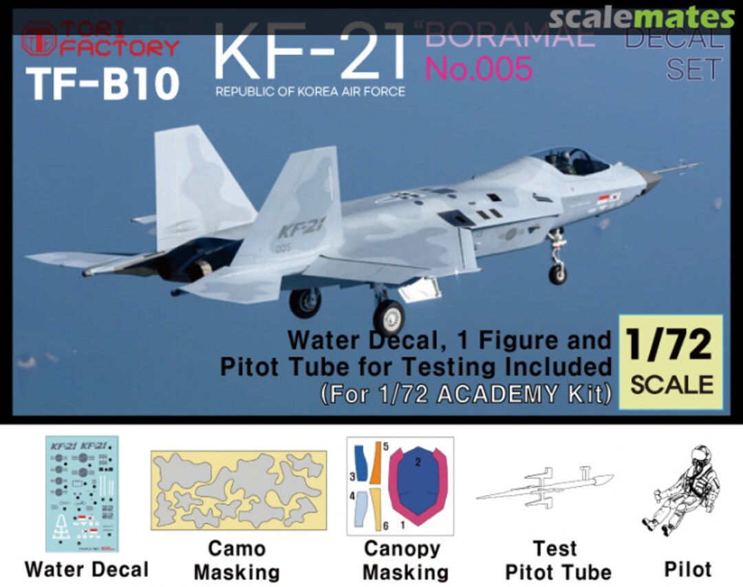 Boxart KF-21 Boramae No.005 Decal Set with Measurement Probe TF-B10 Tori Factory