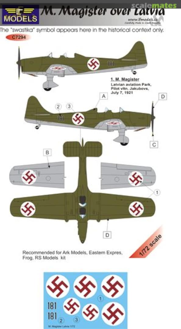 Boxart M. Magister Over Latvia C7294 LF Models