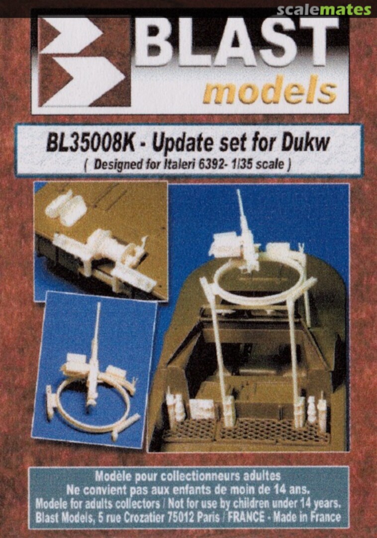 Boxart GMC DUKW-353 Update Set BL35008K Blast Models