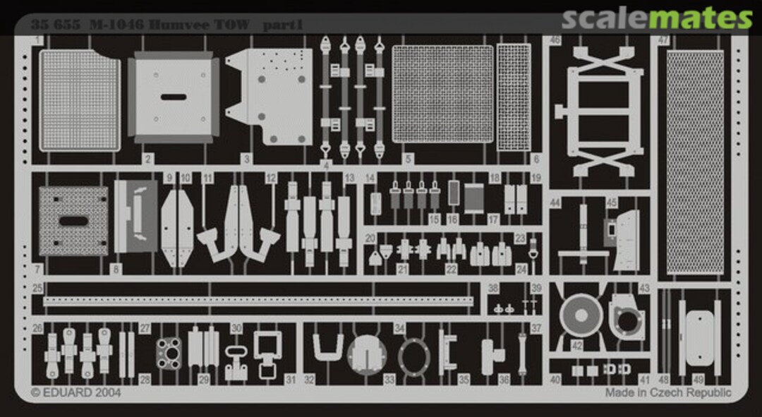 Boxart M-1046 Humvee TOW 35655 Eduard