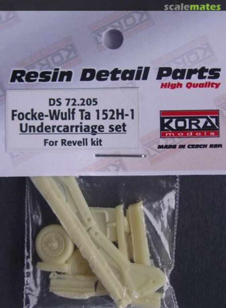 Boxart Focke-Wulf Ta 152H-1 Undercarriage Set DS 72.205 Kora Models